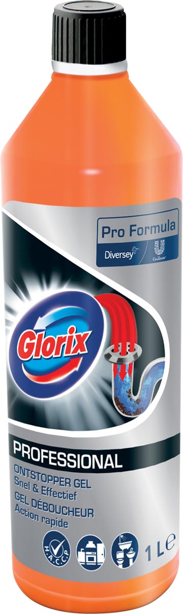 Glorix ontstopper, flacon van 1 l