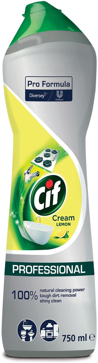 Cif schuurcrème lemon, flacon van 750 ml afbeelding