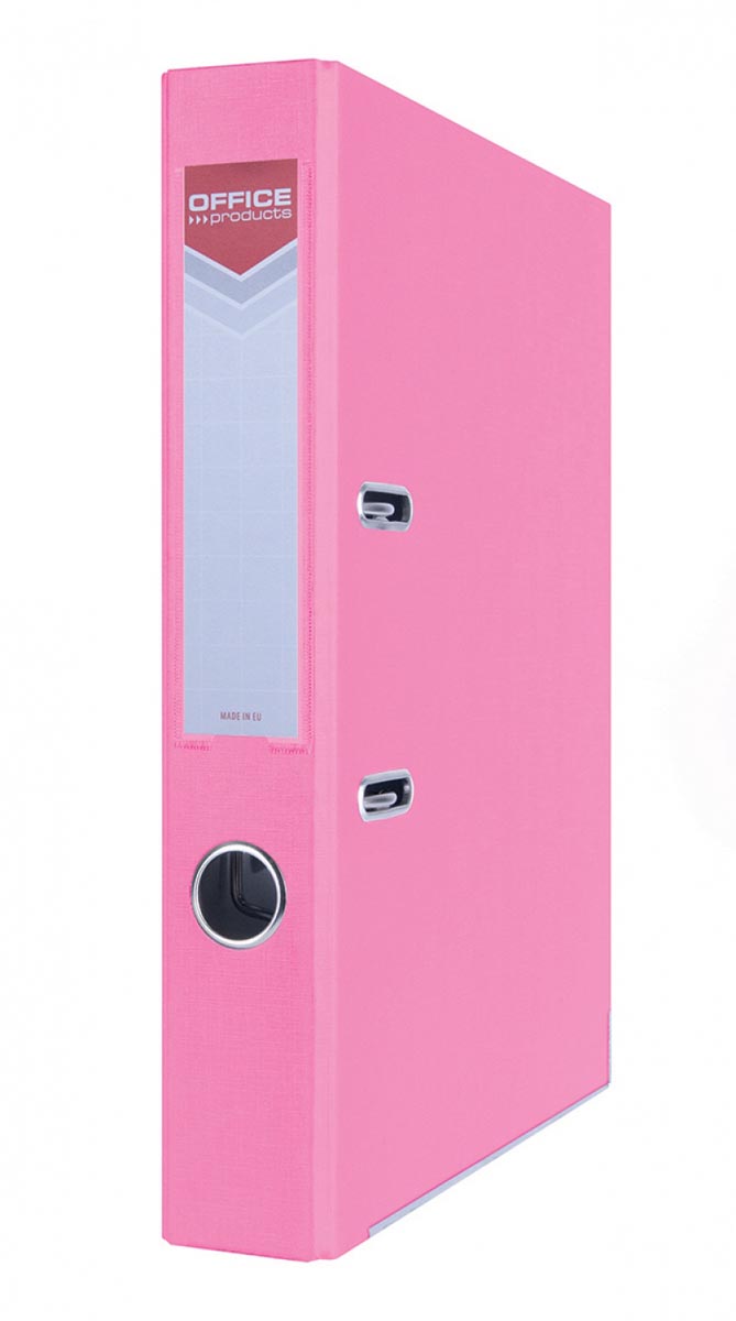 OFFICE products ordner, voor A4, uit karton, rug van 5,5 cm, roze