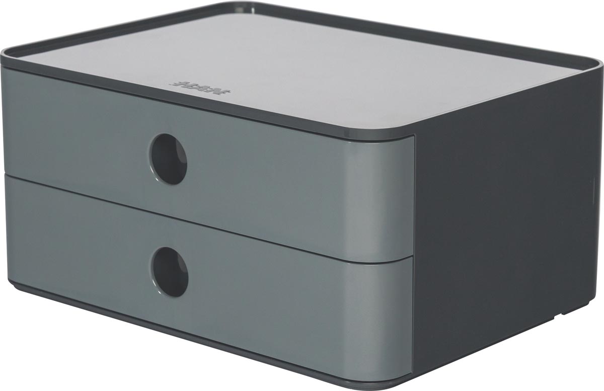 Han ladenblok Allison, smart-box met 2 laden, grijs