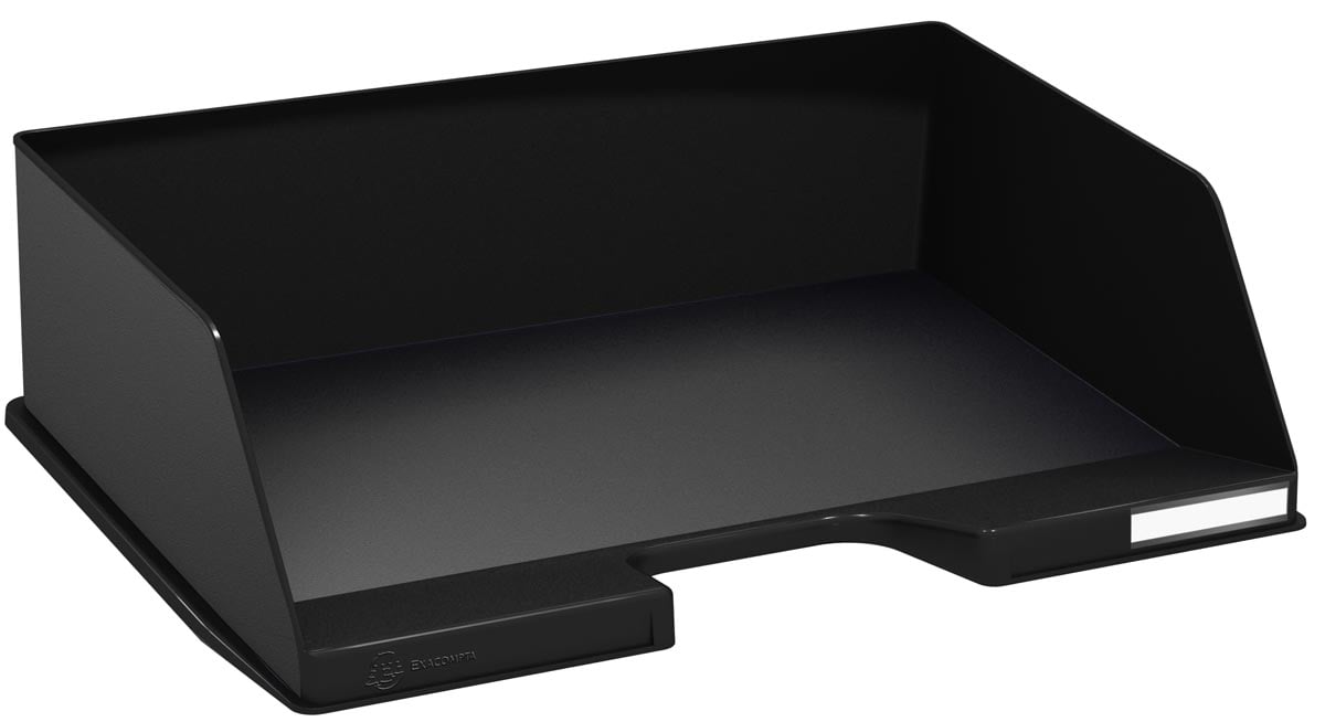 Exacompta brievenbak Combo Maxi, zwart afbeelding