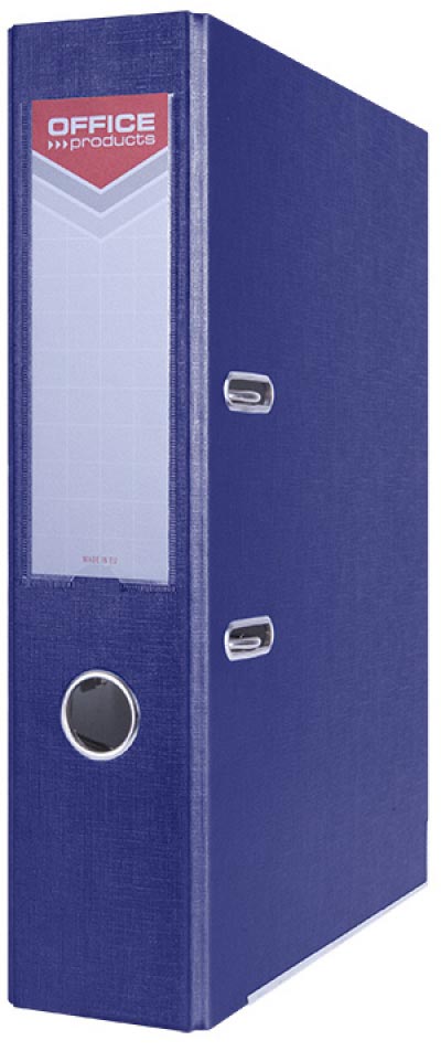OFFICE products ordner, voor A4, uit karton, rug van 7,5 cm, donkerblauw