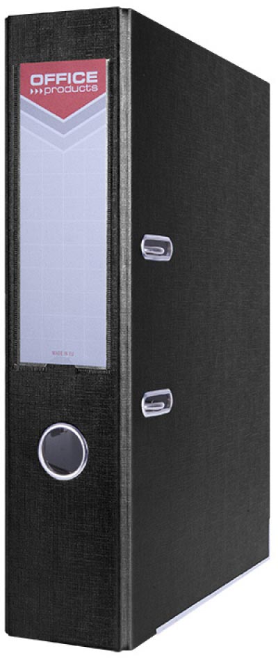 OFFICE products ordner, voor A4, uit karton, rug van 7,5 cm, zwart