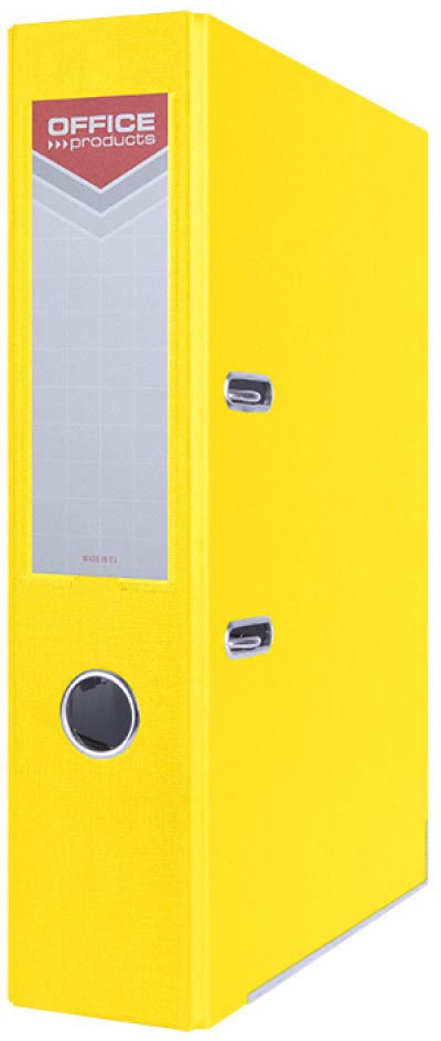 OFFICE products ordner, voor A4, uit karton, rug van 7,5 cm, geel
