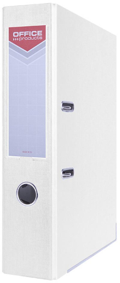 OFFICE products ordner, voor A4, uit karton, rug van 7,5 cm, wit
