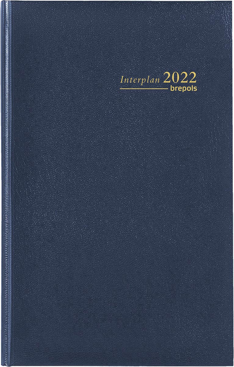 Brepols agenda Interplan Lima, blauw, 2023 Brepols agenda Interplan Lima, blauw, 2023
