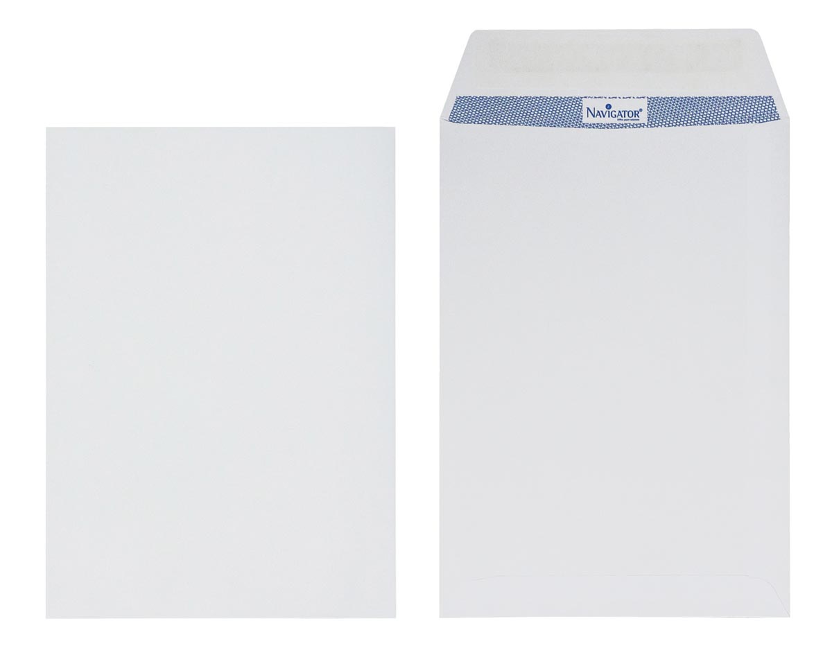 Navigator Zak-enveloppen ft 162 x 229 mm, zonder venster, 90 g/m², doos van 500 stuks
