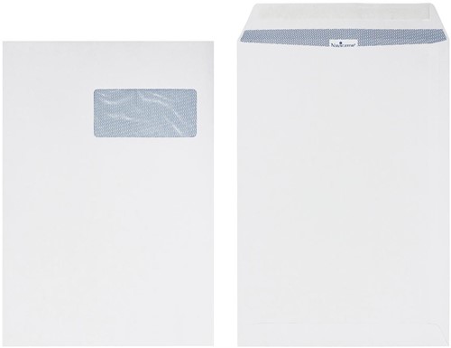 Navigator Zak-enveloppen ft 229 x 324 mm, met venster rechts (ft 50 x 110 mm), doos van 250 stuks