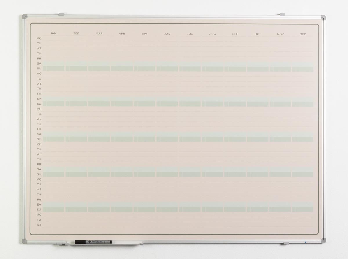 Smit Visual jaarplanner Elegance, magnetisch, ft 90 x 120 cm