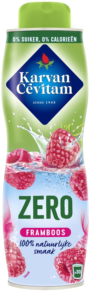 Karvan Cévitam siroop, fles van 60 cl, 0% suiker, framboos afbeelding