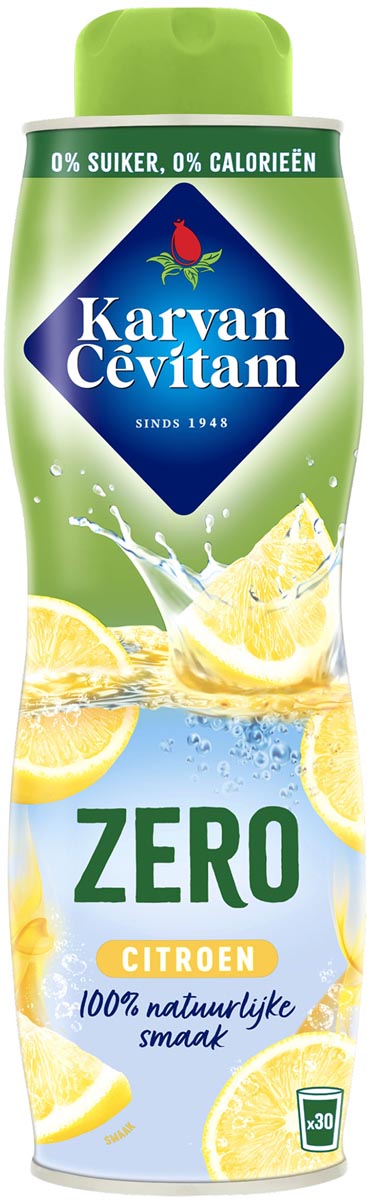 Karvan Cévitam siroop, fles van 60 cl, 0% suiker, citroen