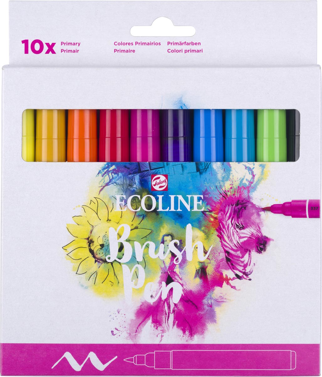 Talens Ecoline Brush Pen - 10 stuks