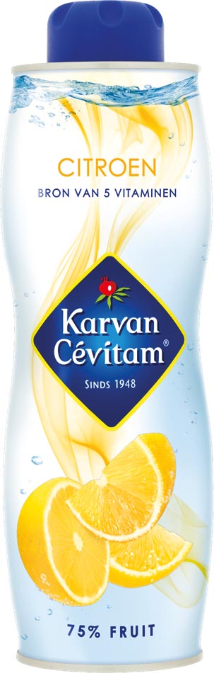 Karvan Cévitam siroop, fles van 75 cl, citroen