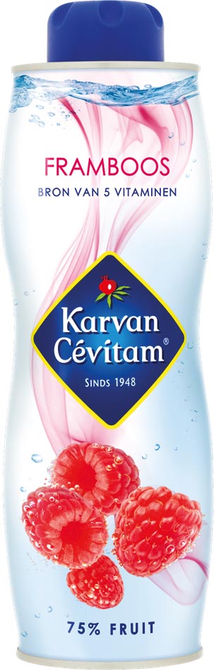 Karvan Cévitam siroop, fles van 75 cl, frambozen