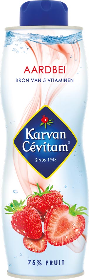 Karvan Cévitam siroop, fles van 75 cl, aardbei