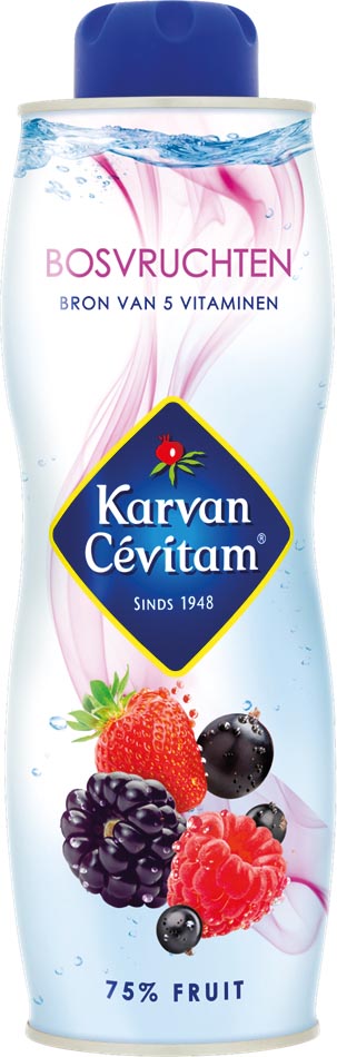 Karvan Cévitam siroop, fles van 75 cl, bosvruchten