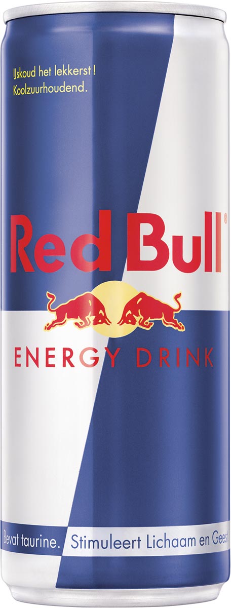 Red Bull energiedrank, regular, blik van 25 cl, pak van 24 stuk Red Bull energiedrank, regular, blik van 25 cl, pak van 24 stuk