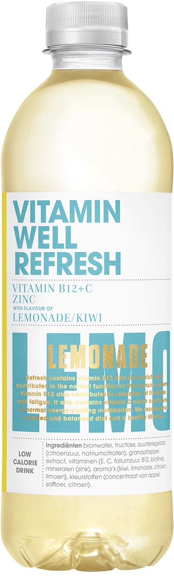 Vitamin Well vitaminewater Refresh, 500 ml, pak van 12 afbeelding