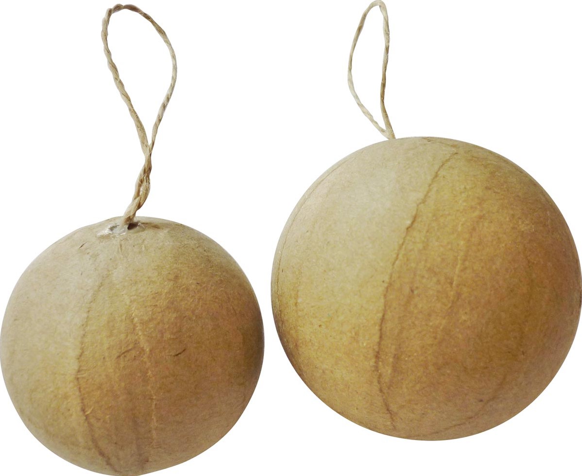 Graine Créative Boule De Noël En Carton Boîte De 40 Pièces Assorties