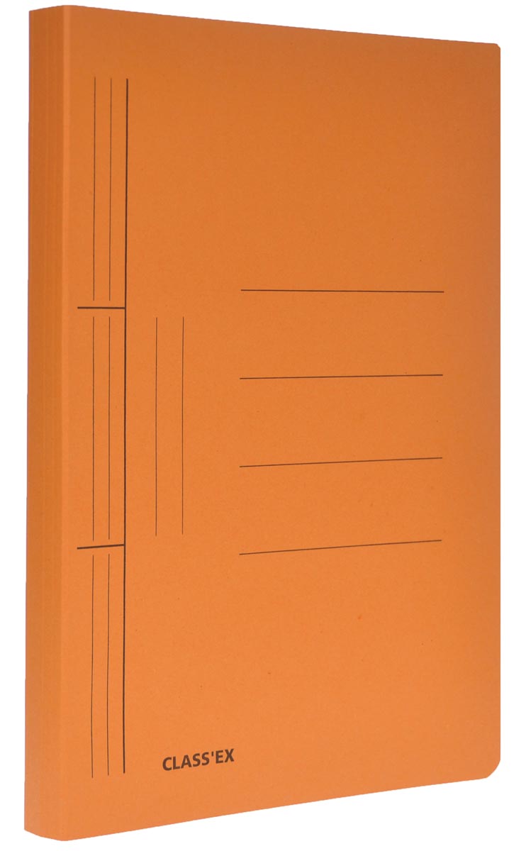 Class&apos;ex hechtmap, ft 25 x 32 cm (voor ft A4), oranje afbeelding