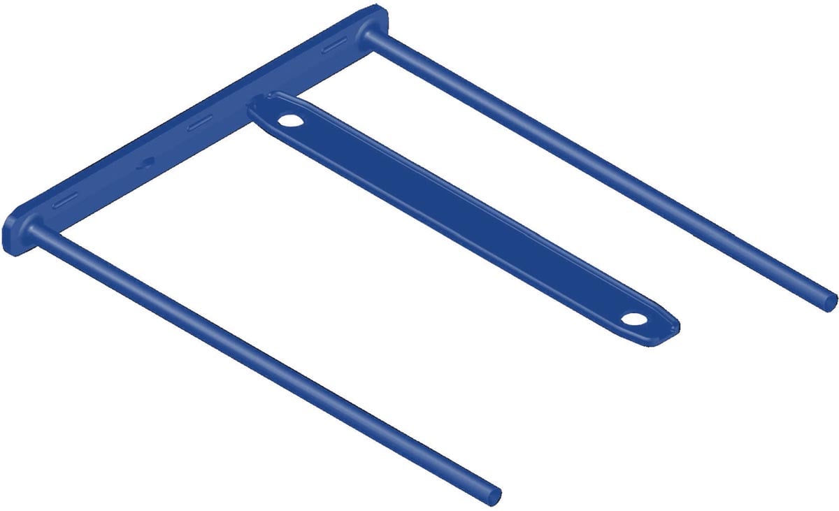 Bankers Box archiefbinder D-Clip blauw, doos van 100 stuks afbeelding