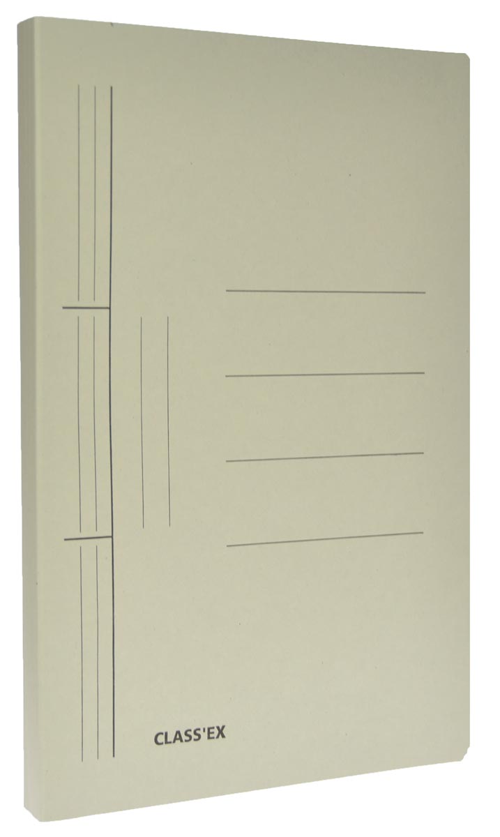 Class&apos;ex hechtmap, ft 25 x 32 cm (voor ft A4), grijs afbeelding
