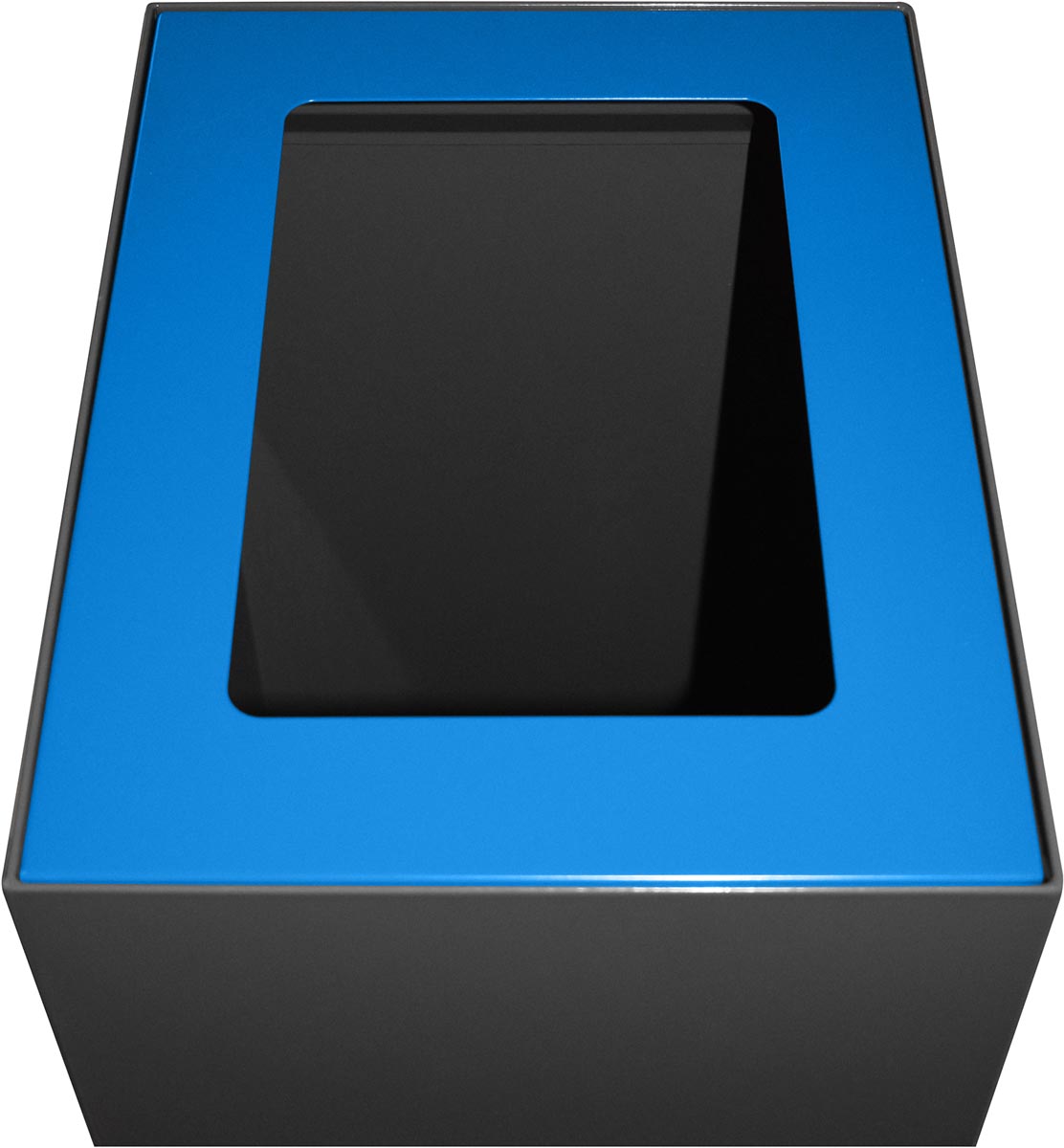 V-Part top voor modulaire afvalbak 60 l, blauw afbeelding