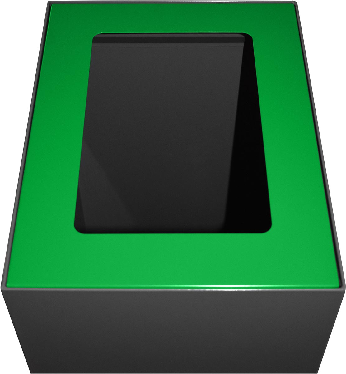 V-Part top voor modulaire afvalbak 60 l, groen afbeelding