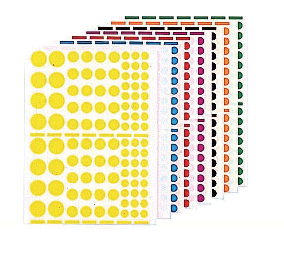 Agipa Stickers 1.040 stuks, cirkels afbeelding