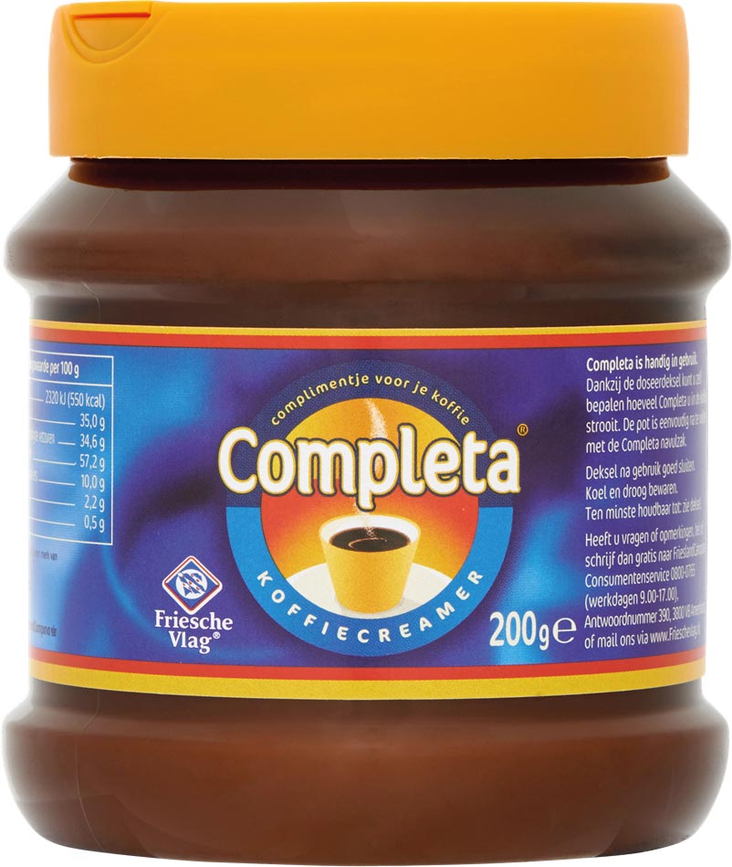 Friesche Vlag Completa koffiecreamer, pot van 200 g afbeelding
