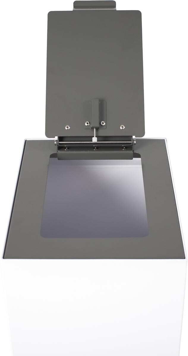 V-Part top met klep voor modulaire afvalbak 60 l, donkergrijs afbeelding