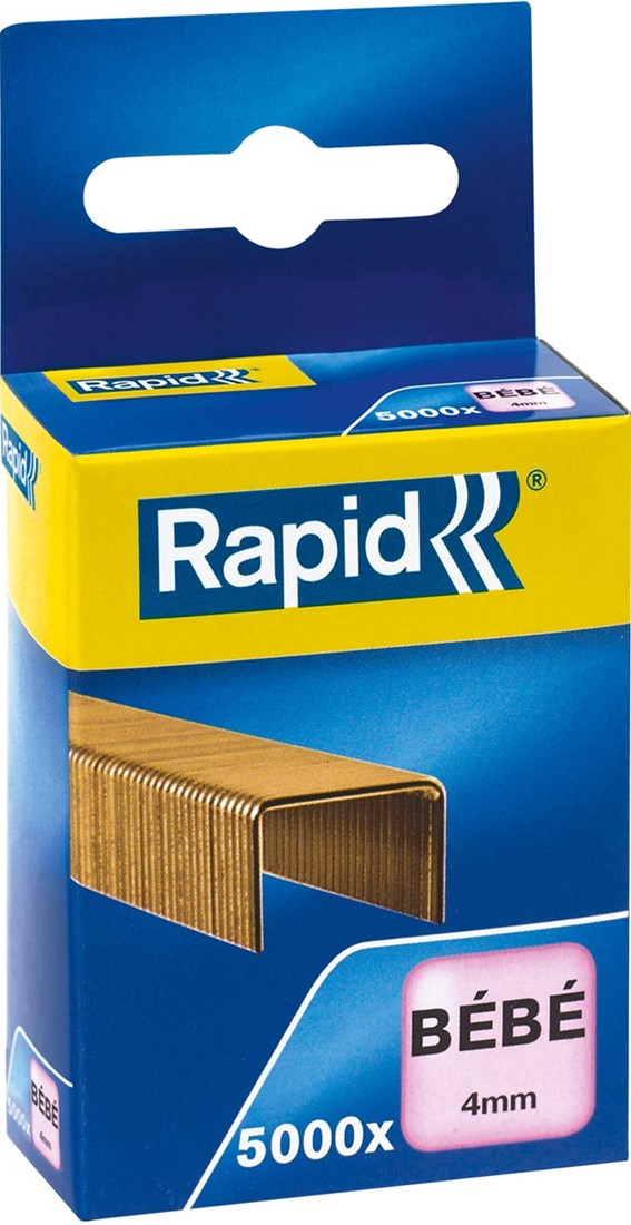 Rapid 31070513 Heftklammern Elju 5mm, verzinkt, 5000 Stück