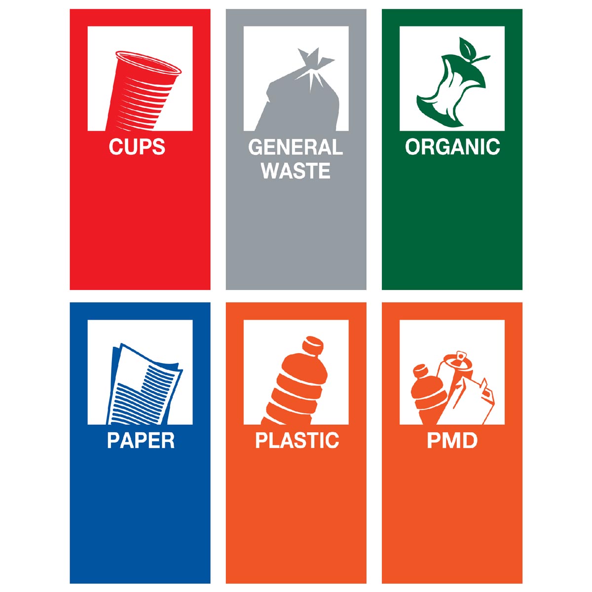 V-Part magneetstickerset, pak van 6 stuks, geassorteerd afbeelding