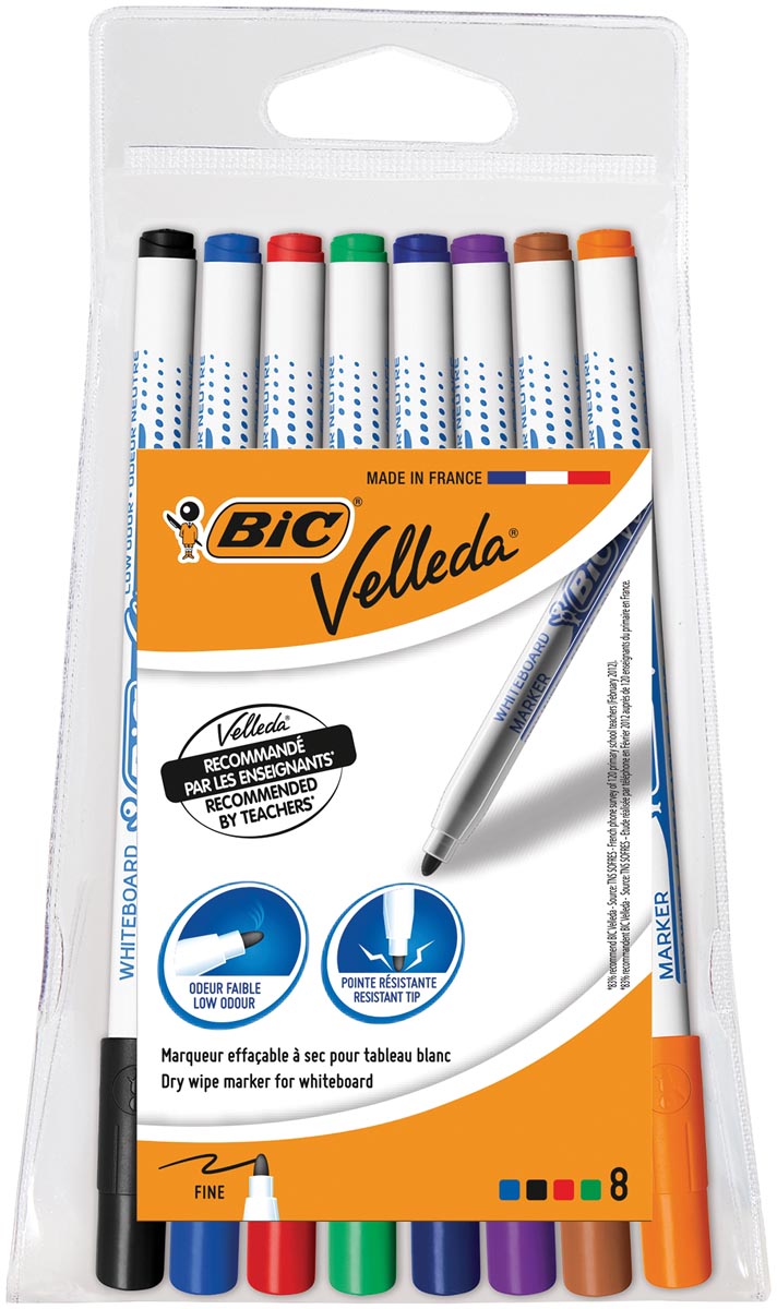 Bic whiteboardmarker 1721 pak van 8 stuks afbeelding