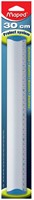 Maped lat uit geanodiseerd aluminium 30 cm-2