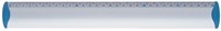 Maped lat uit geanodiseerd aluminium 30 cm