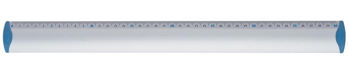 Maped lat uit geanodiseerd aluminium 40 cm