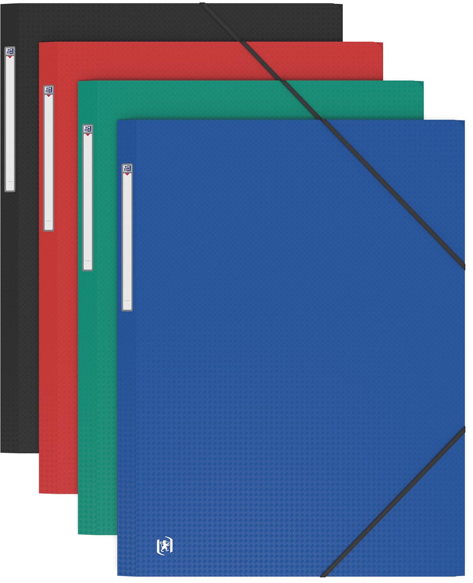 OXFORD Memphis elastomap, formaat A3, uit PP, geassorteerde kleuren