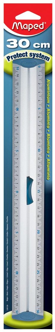 Maped latte Aluminium, graduation double, 30 cm bij VindiQ Office