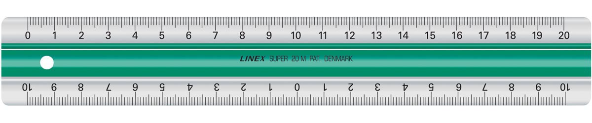Linex liniaal 20 cm