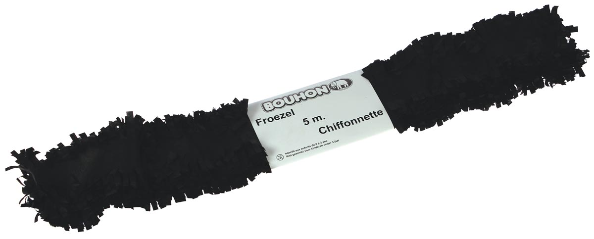 Bouhon froezelpapier zwart afbeelding