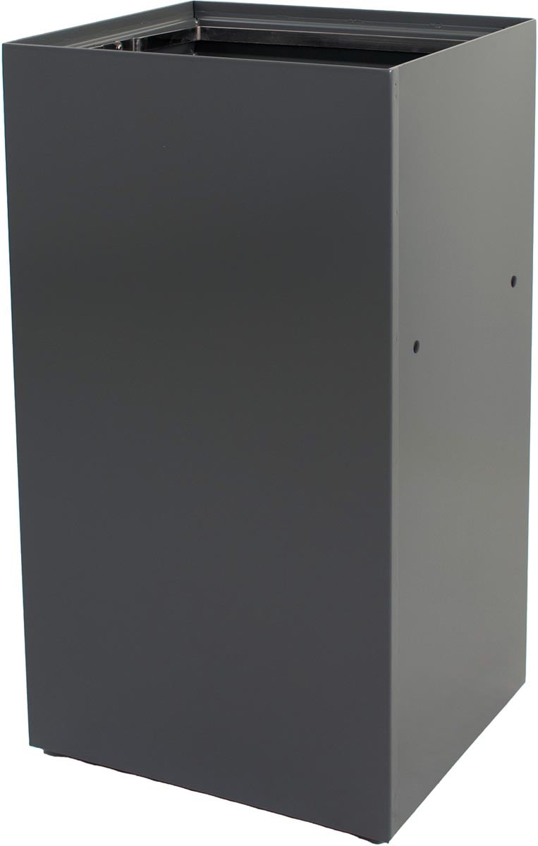 V-part modulaire afvalbak 90 l, grijs afbeelding