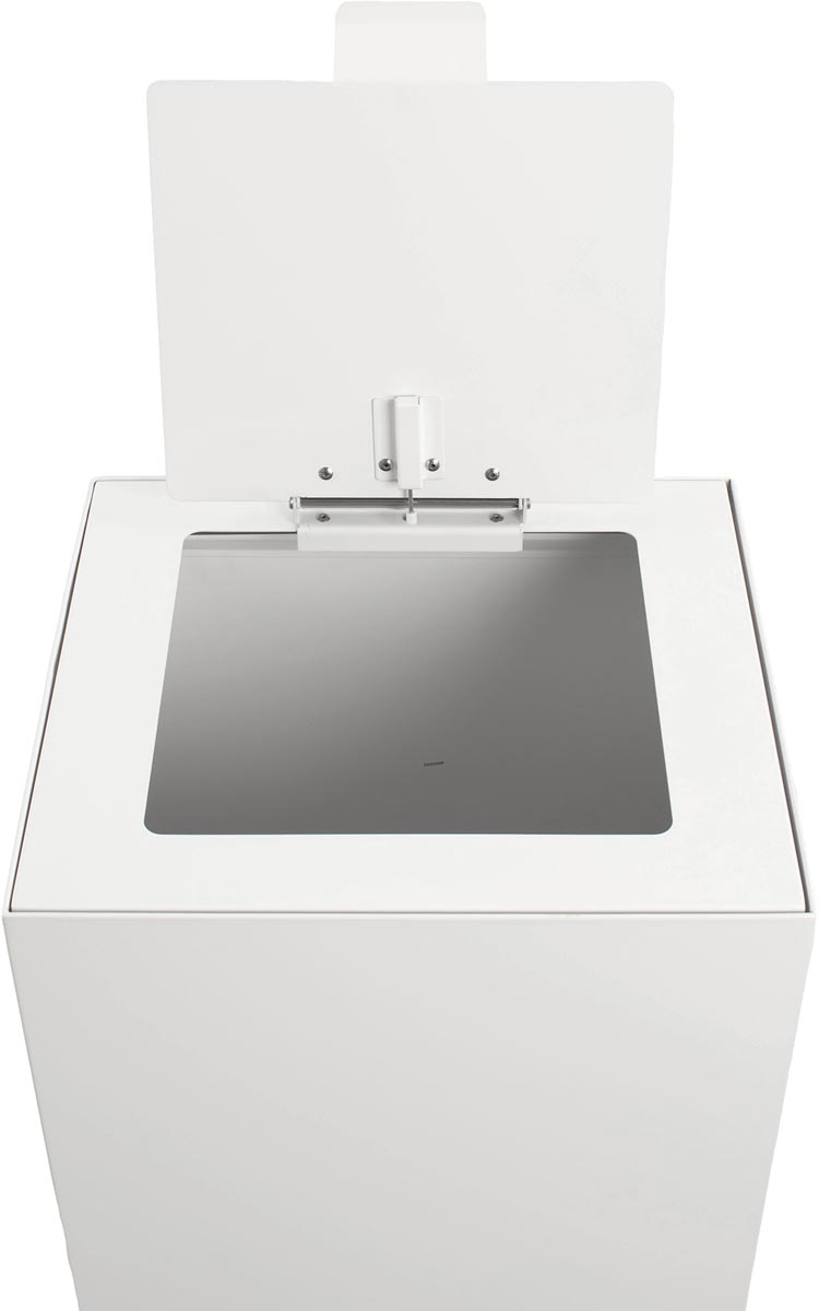 V-Part top met klep voor modulaire afvalbak 85 l en 90 l, wit afbeelding