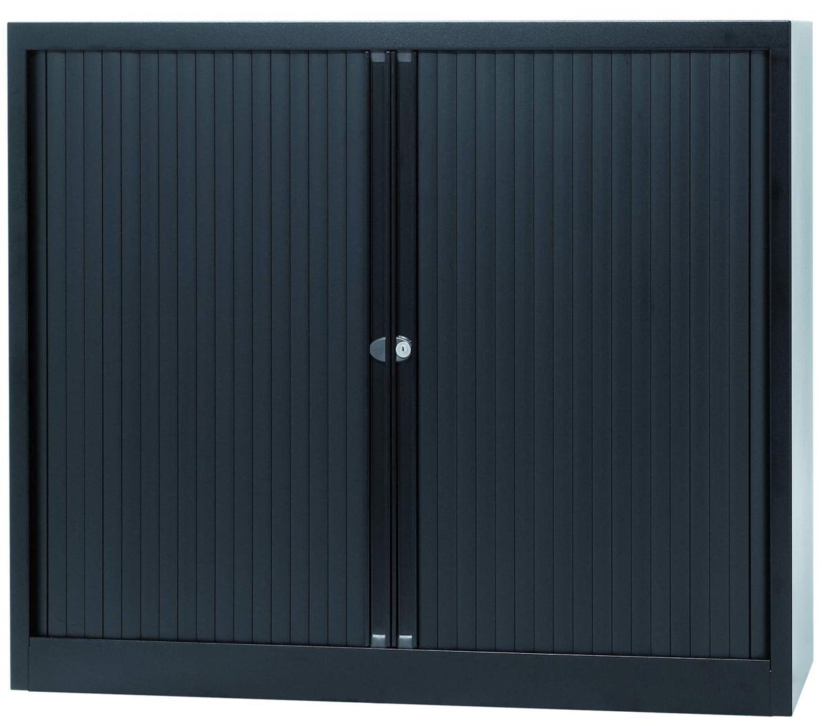 Bisley Roldeurkast Ft 103 X 120 X 43 Cm H X B X D 2 Legborden Zwart huismerk kopen in de aanbieding