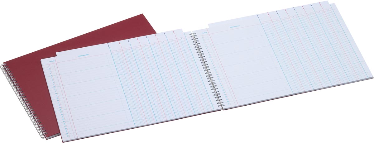 Atlanta by Jalema tabellarische registers 2 x 8 kolommen, ft 247 x 351 mm afbeelding