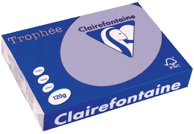 Clairefontaine Trophée Pastel A4, 120 g, 250 vel, lila