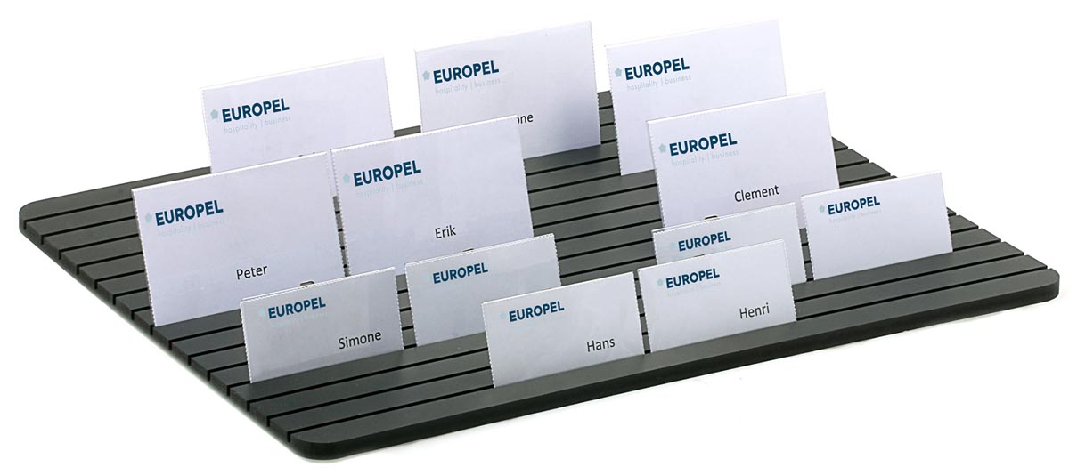 Europel badge uitdeelplateau met 15 sleuven Europel badge uitdeelplateau met 15 sleuven