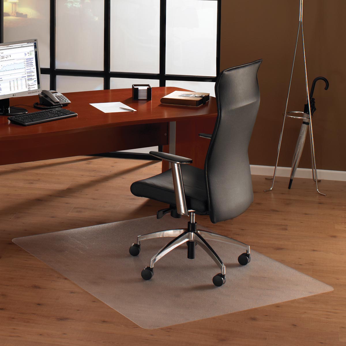 Floortex vloermat Cleartex Ultimat, voor harde oppervlakken, rechthoekig, ft 116 x 150 cm afbeelding