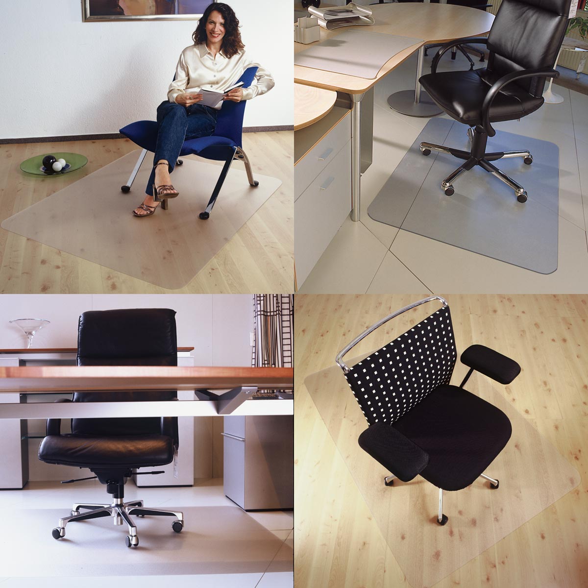Floortex vloermat Cleartex Advantagemat, voor harde oppervlakken, rechthoekig, ft 116 x 150 cm afbeelding