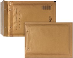 Bong AirPro luchtkussenenveloppen, ft 150 x 215 mm, met stripsluiting, doos van 100 stuks, bruin